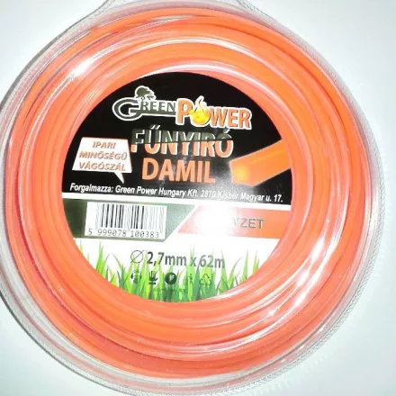 LEVGP0709  DAMIL 2,7MMX62M NÉGYZET,PROFI