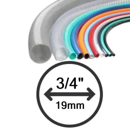 3/4"-os [19mm] tömlők
