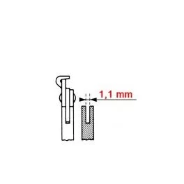 3/8" 1,1 mm-es vezetőlapok