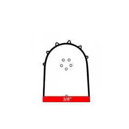 3/8"-os vezetőlapok